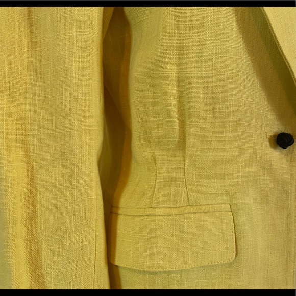 SMYTHE Mildred Linen Blazer, Size 10 - Picture 3 of 12